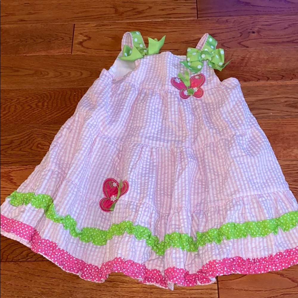 Rare Editions Seersucker Dress